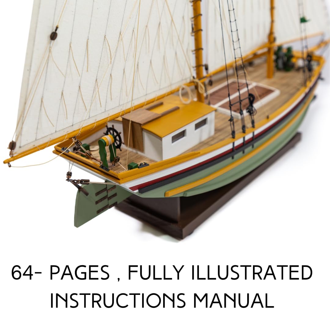 Amazon.com: Midwest 972 San Francisco Bay Scow Schooner 1:48-17